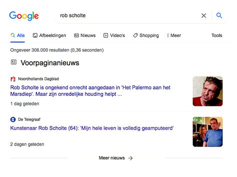 google nieuwspagina.